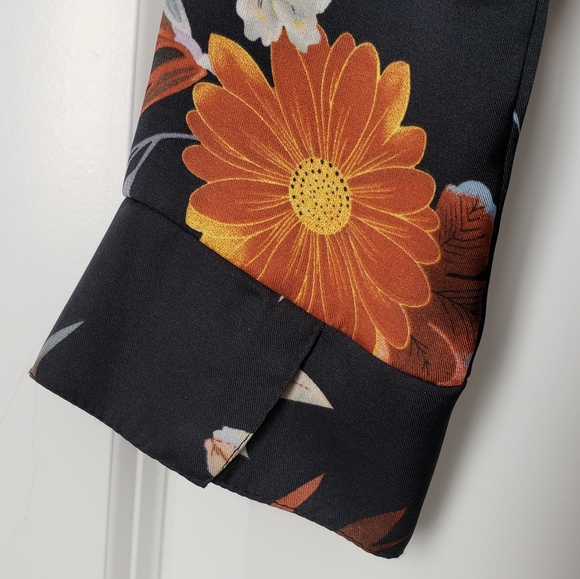 Zara Floral Bodysuit Sz S - Picture 6 of 8